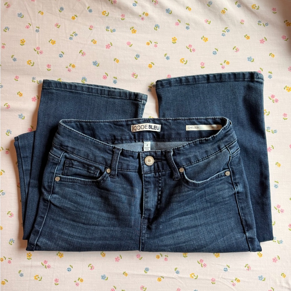 Code Bleu Women's Deep Blue Skinny Jeans